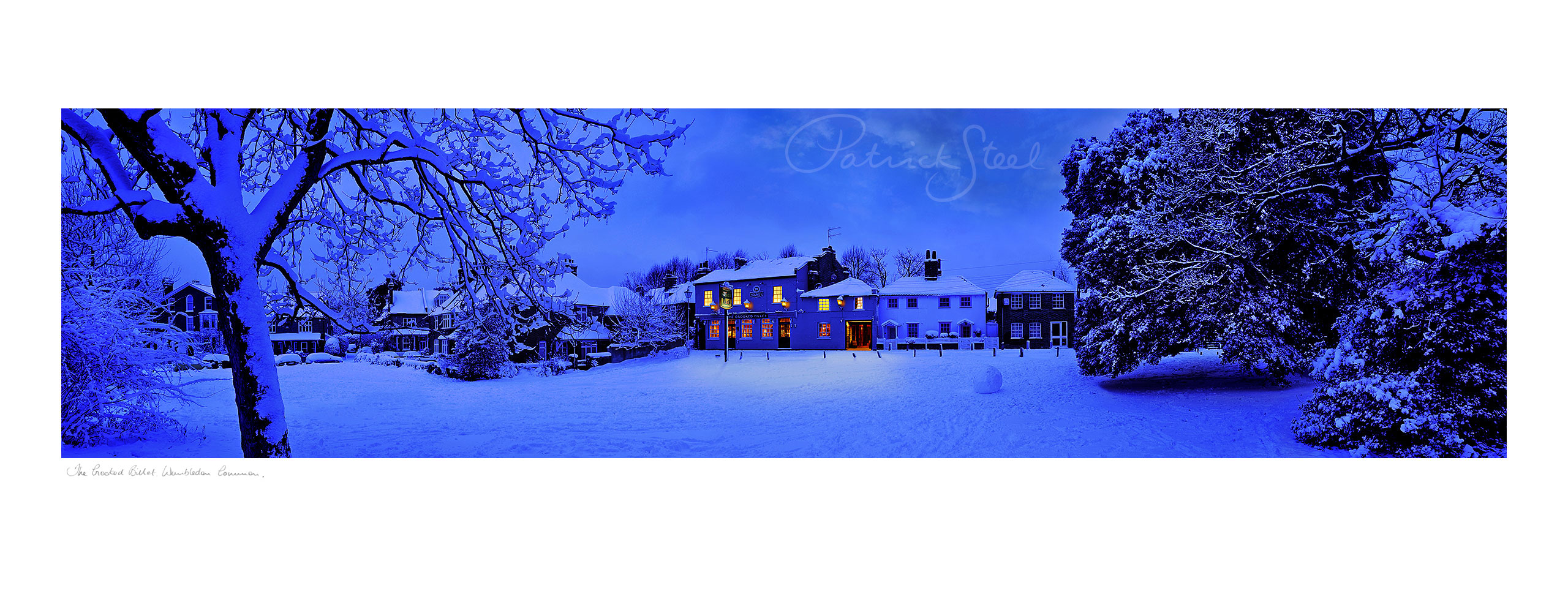 The Crooked Billet in snow, Wimbledon Common | <a href=