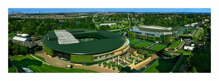 limited edition photograph of wimbledon tennis championships by patrick steel